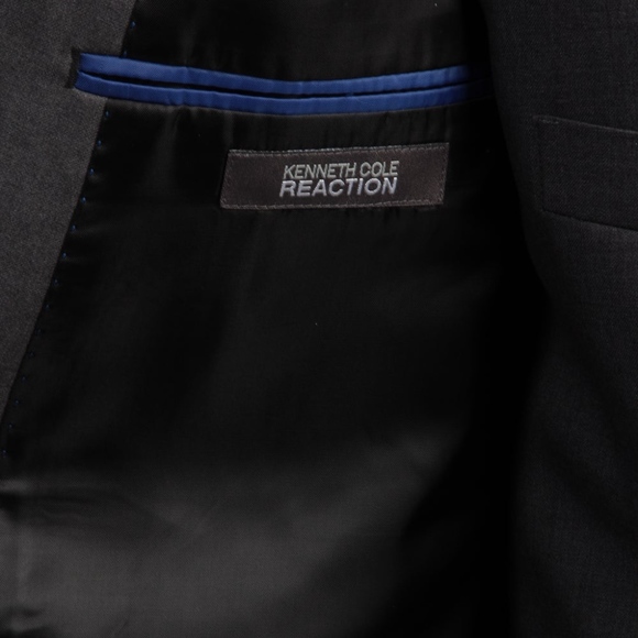 Kenneth Cole Reaction Men’s Gray Blazer 36R NWT Regular Fit Notched Lapel - Picture 6 of 7